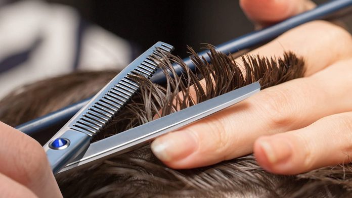 How to use thinning scissors