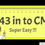 43 Inch To CM