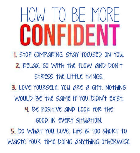 How to be more Confident?